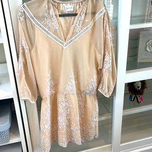 SAYLOR sheer dress size S